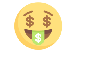 icon of a money emoji