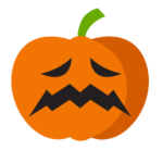 icon of a frowning jack-o-latern
