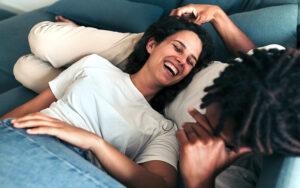 Partners working through debt together