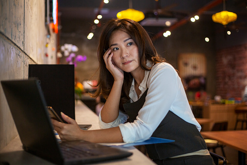 stressed woman worried about finances