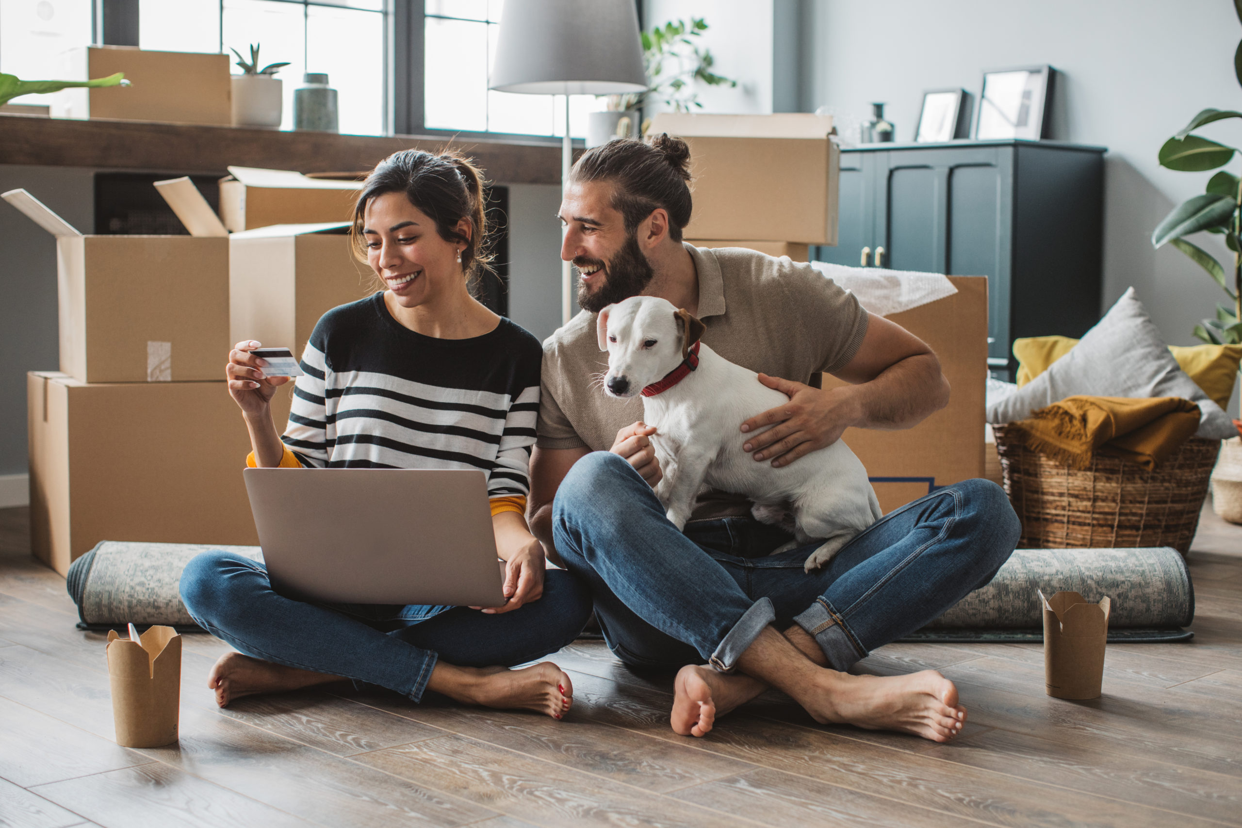 couple learning how to increase their credit limit