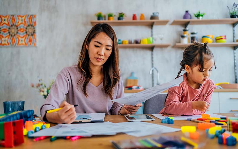 woman planning on how high interest rates will go